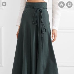 Apiece apart risehip linen blend skirt size 2